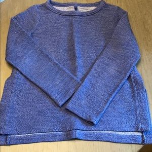 Heathered blue pullover